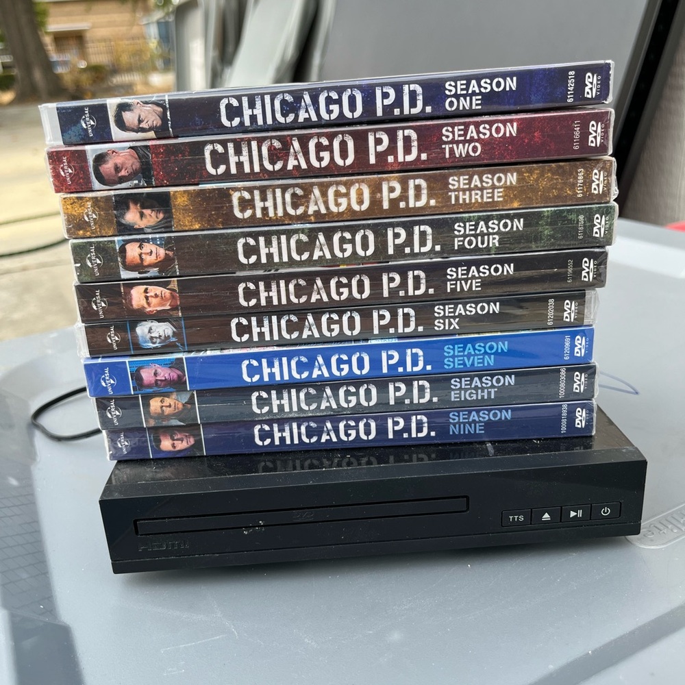 Panasonic Black DVD Player with Chicago P.D. Series